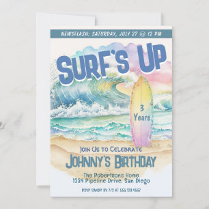 Invitación de cumpleaños para los niños Fiestas de