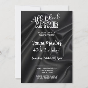 Invitación de cumpleaños para mujer adulta, asunto