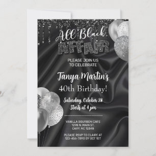 Invitación de cumpleaños para mujer adulta, asunto