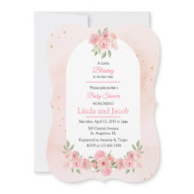 Invitación de Cumpleaños para Niña con Flores de R