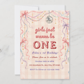 Invitación de cumpleaños para niñas que solo quier
