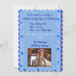 Invitación de cumpleaños para niño