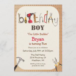 Invitación de cumpleaños para niño de cualquier ed