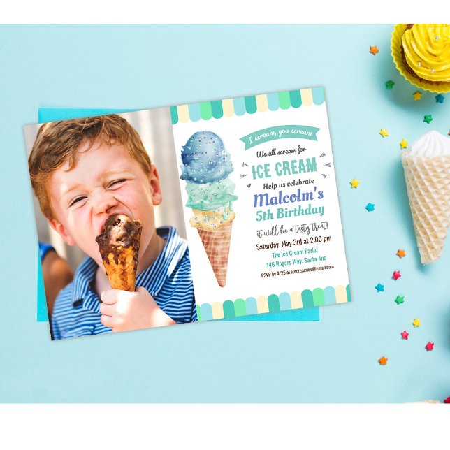 Invitación de cumpleaños para niño de CUALQUIER ED (Subido por el creador)