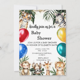 Invitación de Cumpleaños para Niño Fiestero Baby S