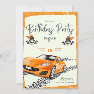 Invitación de Cumpleaños para Niño Tracker Boy de 
