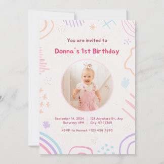 Invitación de cumpleaños para niños