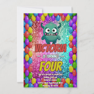 Invitación de cumpleaños para niños