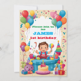 Invitación de cumpleaños para niños