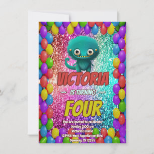 Invitación de cumpleaños para niños