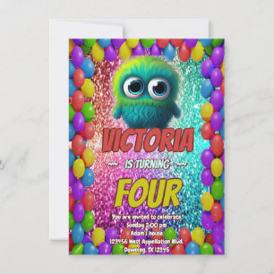 Invitación de cumpleaños para niños