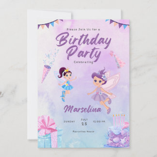 Invitación de cumpleaños para niños, 