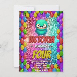 Invitación de cumpleaños para niños