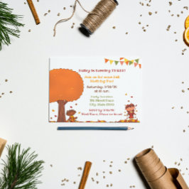 Invitación de cumpleaños para niños a caer