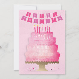 Invitación de cumpleaños para niños - Bonito en ro