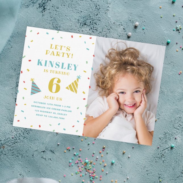 Invitación de cumpleaños para niños con papel de p (Subido por el creador)