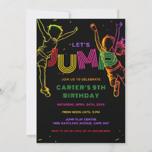 Invitación de cumpleaños para niños de fiesta de s