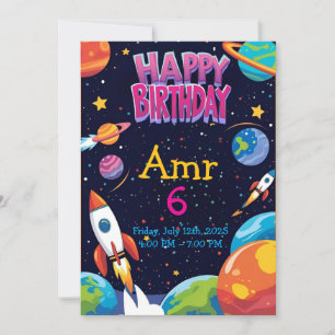 Invitación de cumpleaños para niños del Explorador