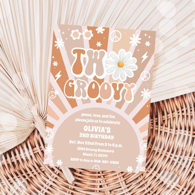 Invitación de cumpleaños para niños retro genial (Subido por el creador)