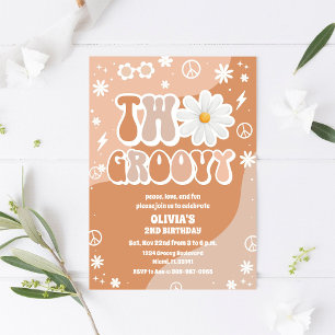 Invitación de cumpleaños para niños retro genial