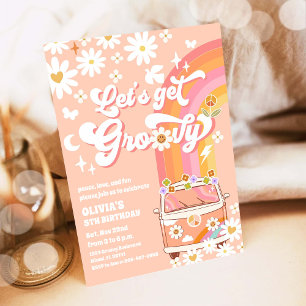Invitación de cumpleaños para niños retro genial