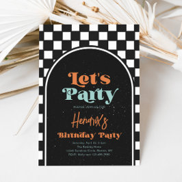 Invitación de cumpleaños para skateboarding