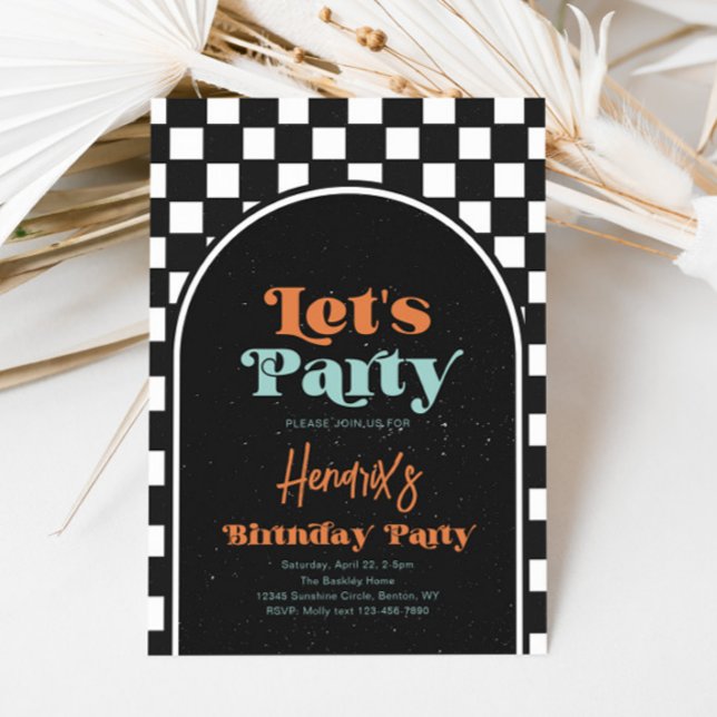 Invitación de cumpleaños para skateboarding (Subido por el creador)