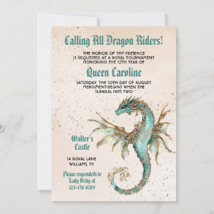Invitación de cumpleaños para todos los jinetes de