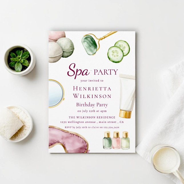 Invitación de cumpleaños para un elegante día de s (Subido por el creador)