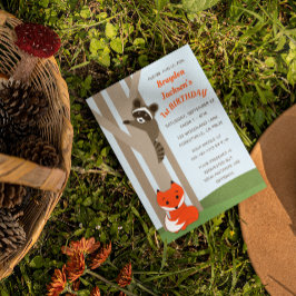 Invitación de cumpleaños pequeños para bebés de Wo