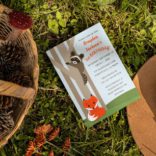 Invitación de cumpleaños pequeños para bebés de Wo