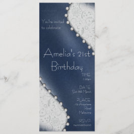 Invitación de cumpleaños perla