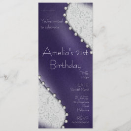 Invitación de cumpleaños perla