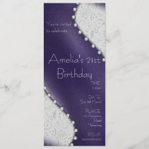 Invitación de cumpleaños perla