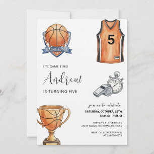 Invitación de cumpleaños personalizada de balonces