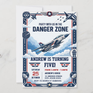 Invitación de cumpleaños personalizada de la Fuerz