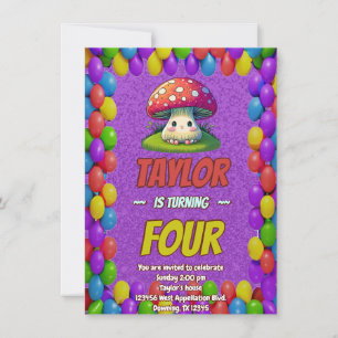 Invitación de cumpleaños personalizada del Guardiá