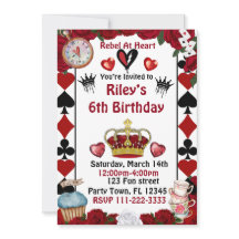 Invitación de cumpleaños personalizada Descendants