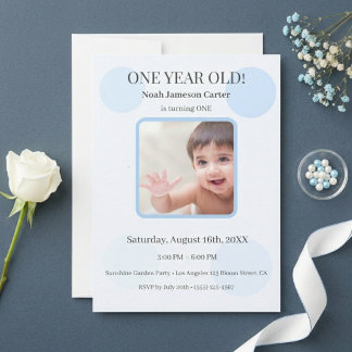 Invitación de cumpleaños personalizada editable