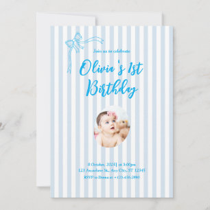 Invitación de cumpleaños personalizada francesa az
