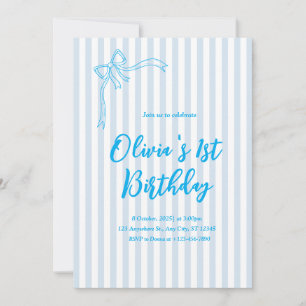 Invitación de cumpleaños personalizada francesa az