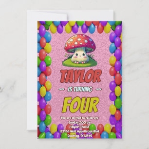 Invitación de cumpleaños personalizada Guardian de