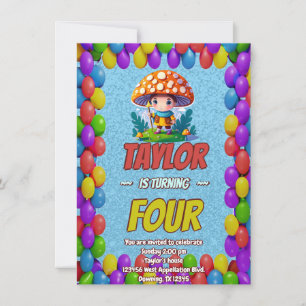 Invitación de cumpleaños personalizada Guardian de