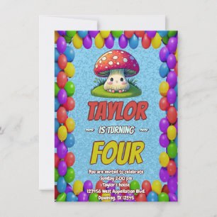Invitación de cumpleaños personalizada Guardian de