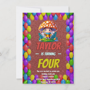 Invitación de cumpleaños personalizada Guardian de