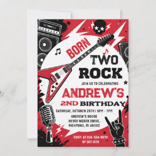 Invitación de cumpleaños personalizada Nacida para
