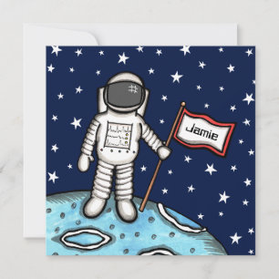Invitación de cumpleaños personalizada para astron