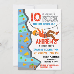 Invitación de cumpleaños personalizada para fiesta