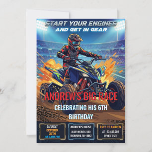 Invitación de cumpleaños personalizada para fiesta