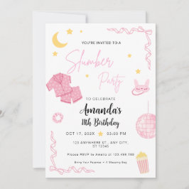 Invitación de cumpleaños personalizada para fiesta